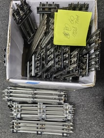 Lionel N.Y. 10" Tubular Track Lot of 60 Pieces