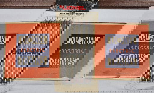 Lionel Postwar & MPC Track Lot (NIB): Lionel Postwar & MPC Track Lot (New In Box), never used. 1. 2x No. 020 (90 Degree) O Gauge Crossing, (NIB). 2. 6-5017, O-27 4 Pack of Straight Tracks,(new In Box) Circa 1986.