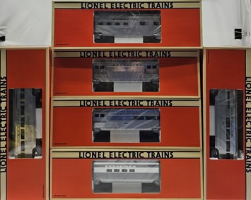 Lionel Santa Fe Aluminum Passenger Car Set of 6