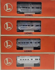 Lionel Western Pacific California Zephyr Alum. 4pk