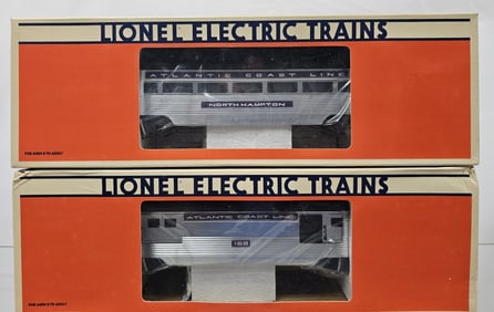 Lionel Alum. Atlantic Coast Lines Passenger Cars