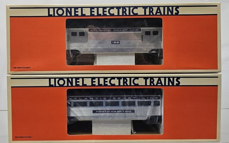 Lionel Atlantic Coast Alum Passenger Car 2-Pack