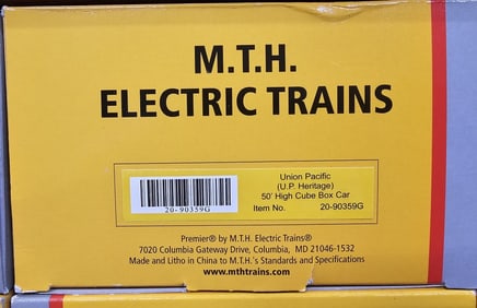 MTH Union Pacific 50' High Cube Box 6-Car Set C-9