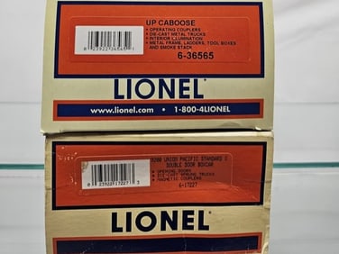 Lionel Union Pacific Box Car & Caboose Lot C-9