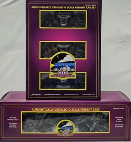 MTH 3-Slag Car Set & CSX Hot Metal Car Lot C-9+