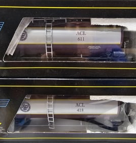 Weaver Atlantic Coast Line Tank Car Lot of 4