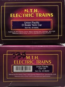 MTH Premier Union Pacific Tank Car & Coil Car Lot