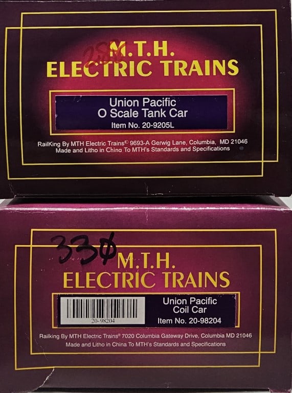 MTH Premier Union Pacific Tank Car & Coil Car Lot (1 of 2)