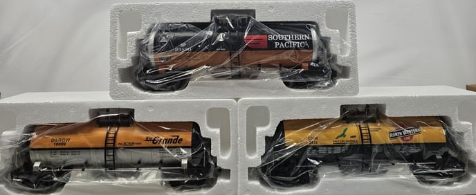 MTH Premier O Scale Tank Car Lot of 3