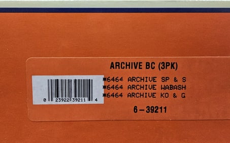 Lionel Archive Boxcar 3 Pack (NIB) C-10