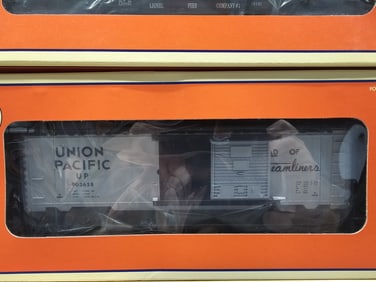 Lionel UP Boxcar and Water Tank Flatcar Lot of 3