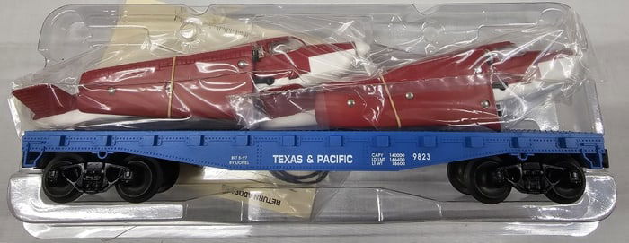 Lionel 9823 Texas & Pacific Flatcar w/ Aircrafts