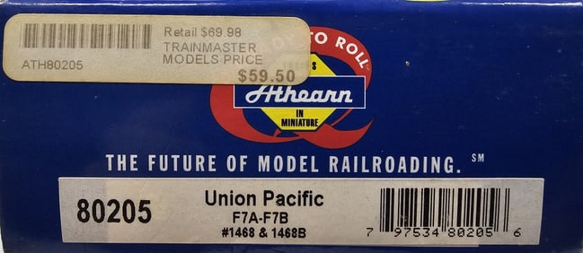 Athearn Union Pacific F7A-F7B # 1468 & 1468B