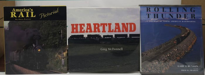 Steam Engines & Trains Book Lot of 3