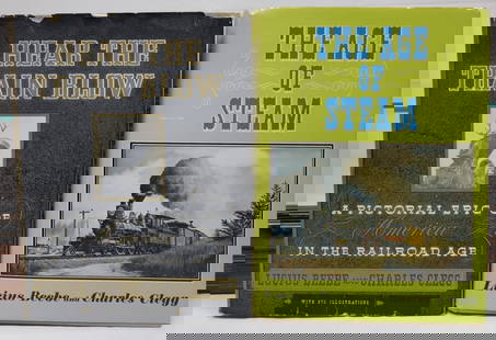 Early American Steam Engine Book Lot of 2: Early American Steam Engine Book Lot of 2. VG condition, Hear The Train Blow "A Pictorial Epic of America in the Railroad Age, By: Lucuis Beebe & Charles Clegg, outstanding book, a mustfor railfan ent