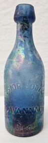 John Ryan Savannah Georgia Cobalt Bottle