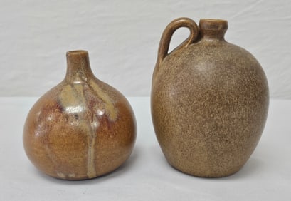 WJ "Bill" Gordy Mountain Gold Pottery Lot of 2