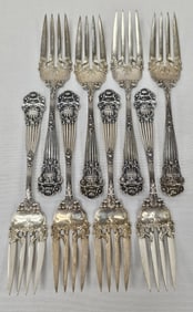 Towle Sterling Silver "Georgian" Salad Fork Lot