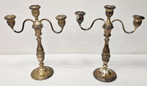 Westmorland #621 Sterling Silver Candle Sticks