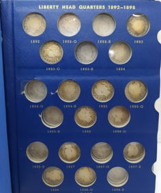 Barber Quarter Lot of 47