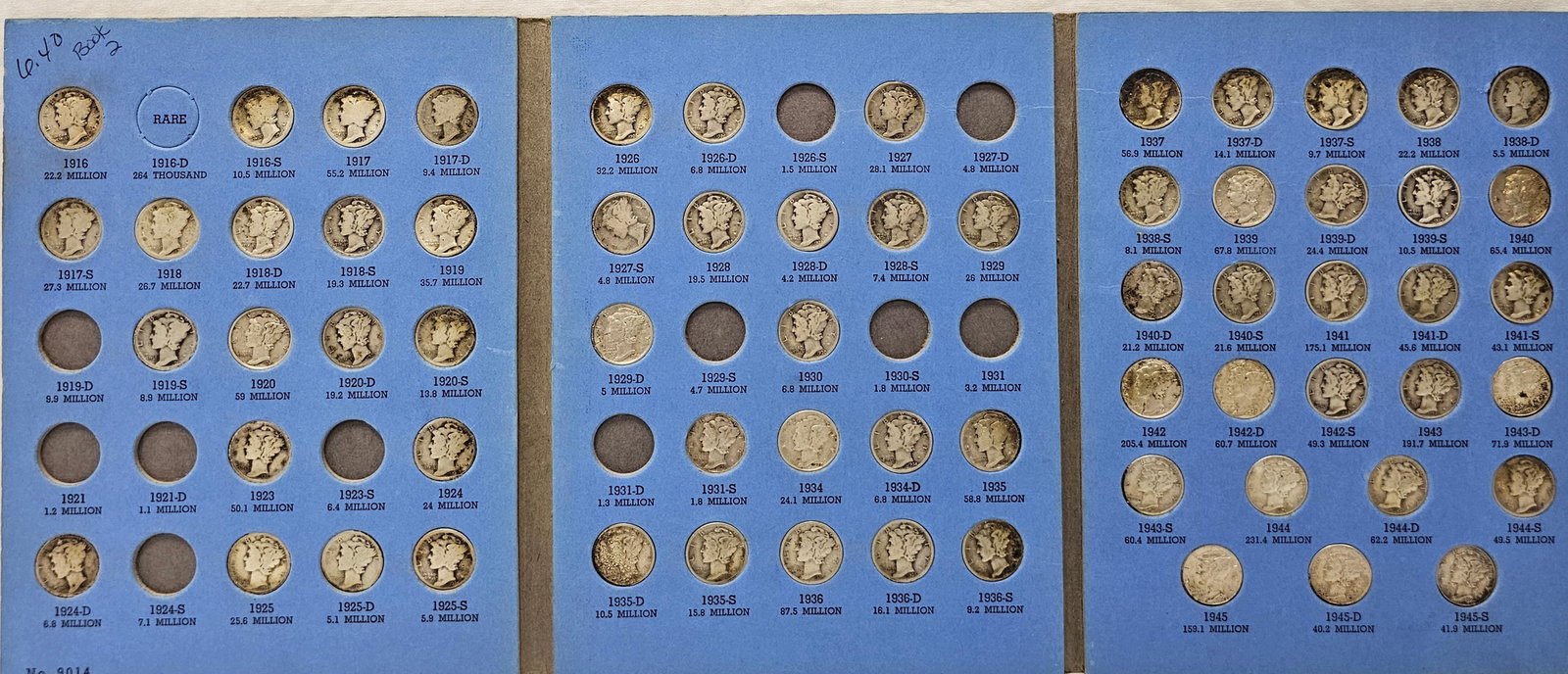 Mercury Dime Lot of 65 (1 of 5)