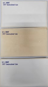 1977 US Mint Set Lot of 3