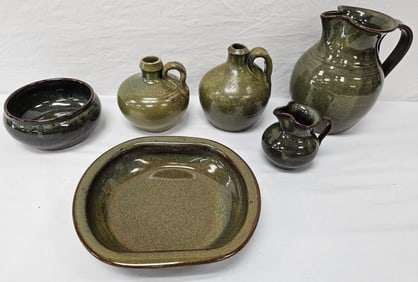 Jugtown Pottery Seagrove, NC Lot of 6 Pieces