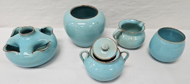 Signed Nell Cole Graves Pottery Lot