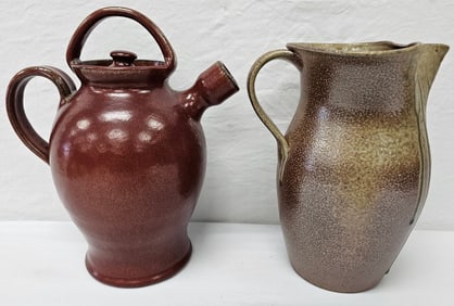 2006 & 2007 Sid Luck Tea Pot & Pitcher Lot