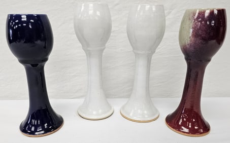 Ben Owen Seagrove, North Carolina Wine Goblets