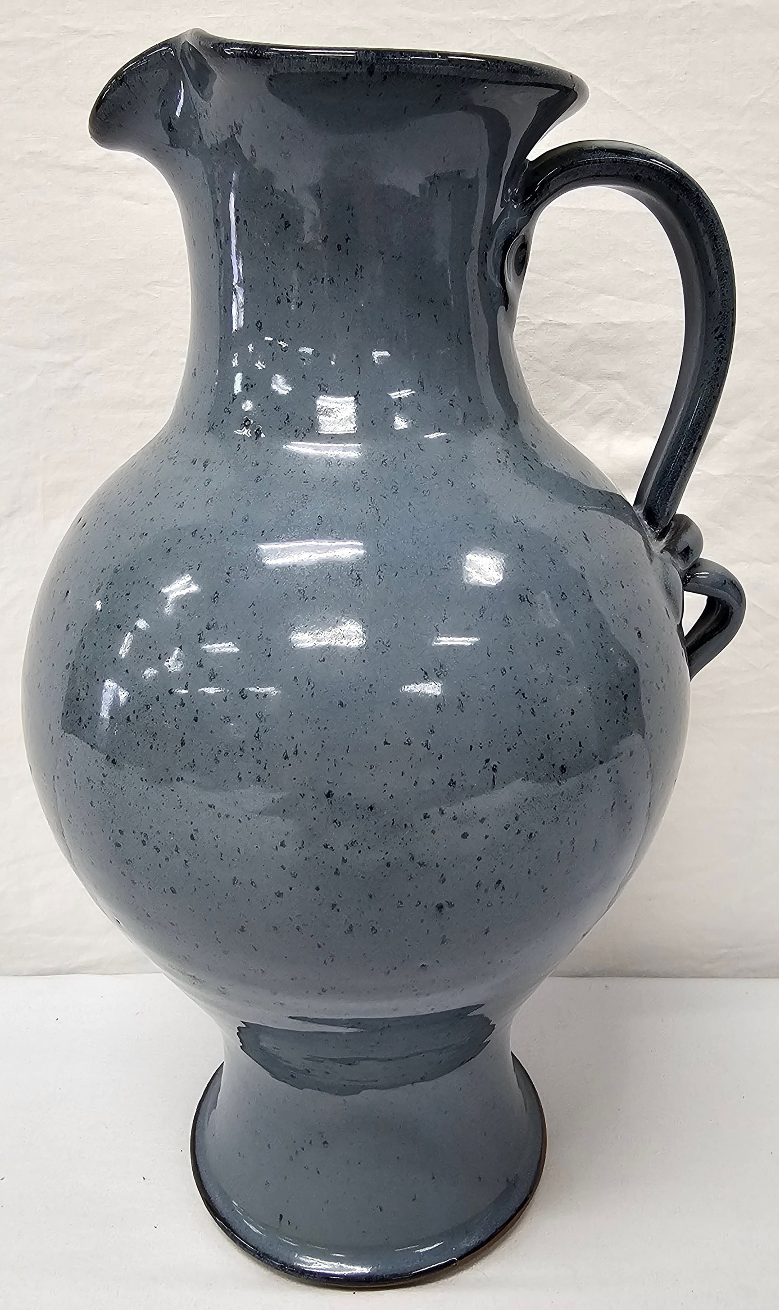 ML Owens Seagrove, NC Decorated Pitcher (1 of 3)