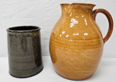 Roger Corn Folk Pottery Lot
