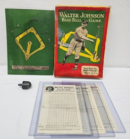 Rare 1925 Walter Johnson Baseball Game