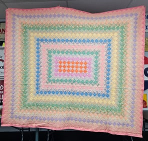 Expanding Square - Crossword Puzzle Quilt
