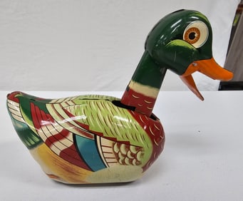 Daiya Japan Tin Lithograph Toy Duck