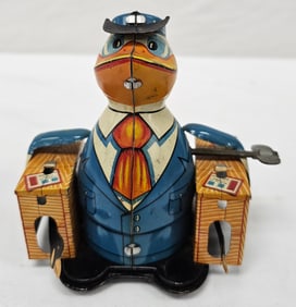 1950s TPS Japan Mailman Duck Toy