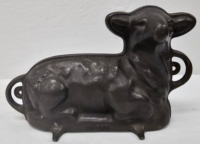 Griswold 866 Cast Iron Lamb Cake Mold