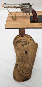 Lone Ranger Cap Gun W/Holster By Kilgore