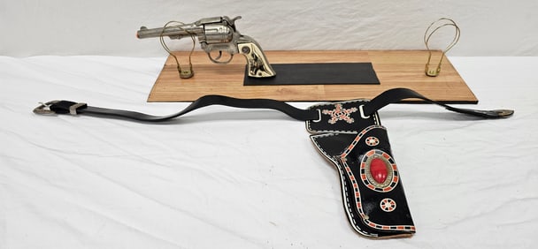 Hubley "Western" Cap Gun W/Belt & Holster