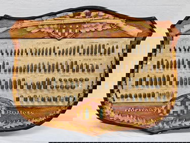 Rare Hornady Ammunition Size Advertising Display