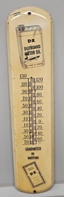 1940-50s DX Outbaord Motor Oil Thermometer