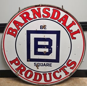 Barnsdale Products 47" (DSP) Porcelain Sign W/Ring