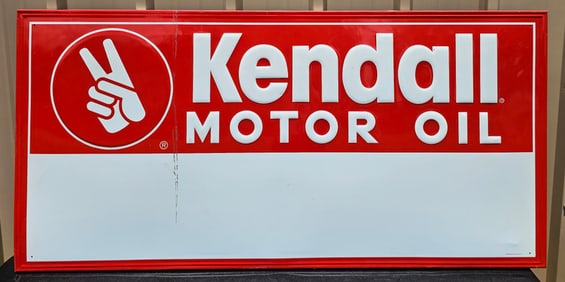 Kendall Motor Oil Advertising Sign
