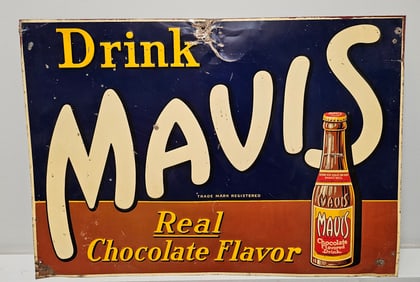 1930s Drink Mavis Chocolate Drink (SST) Sign