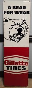 Gillette Tires "Bear" Vertical Sign
