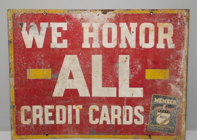 All Credit Card Honored Atlanta, GA Sign DSM