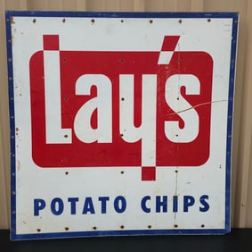 Lays Potato Chips Truck Advertising Sign