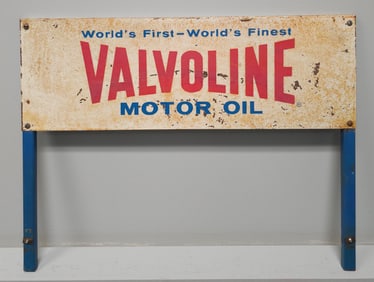 Valvoline Motor Oil, Oil Can Rack Topper