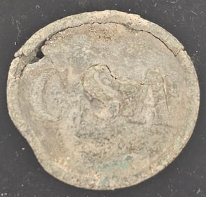 Authentic Civil War Confederate "CSA" Button