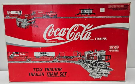 K-Line Coca-Cola TTAX Tractor Trailor Train Set